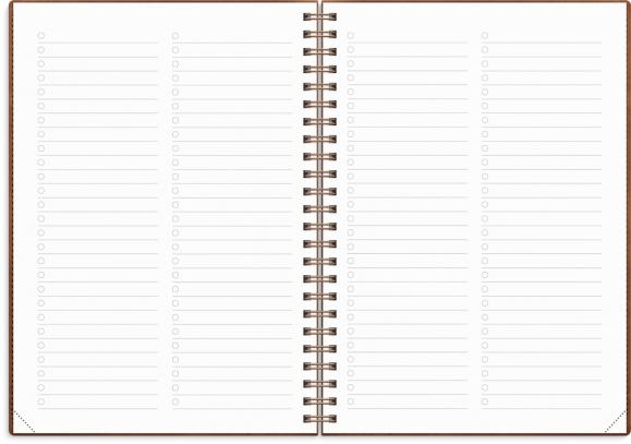  Kalender 2027 Senator A5 Twist brun