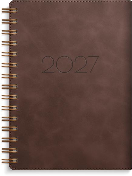  Kalender 2027 Leader Twist brun