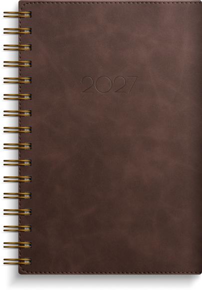  Dagbok Twist 2027 brun
