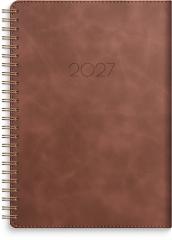  Kalender 2027 Business A5 Twist brun