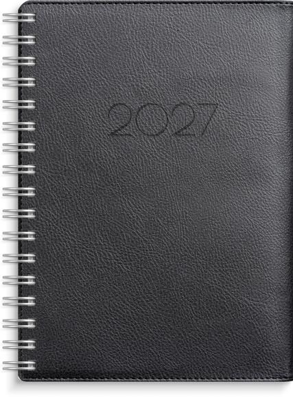  Kalender 2027 Senator A6 Twist svart