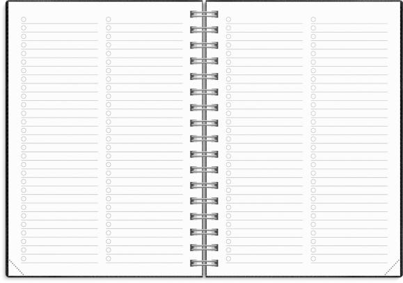  Kalender 2027 Senator A6 Twist svart