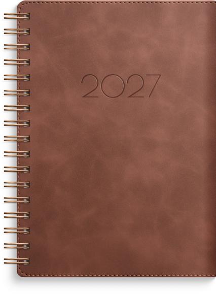  Kalender 2027 Senator A6 Twist brun