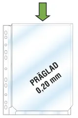  Bälgficka A4 PP utan låsflik