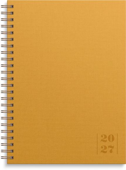  Kalender 2027 Senator A5 Textile senapsgul