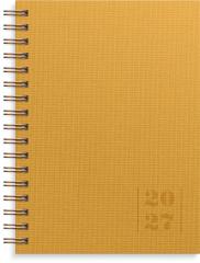  Kalender 2027 Senator A6 Textile senapsgul