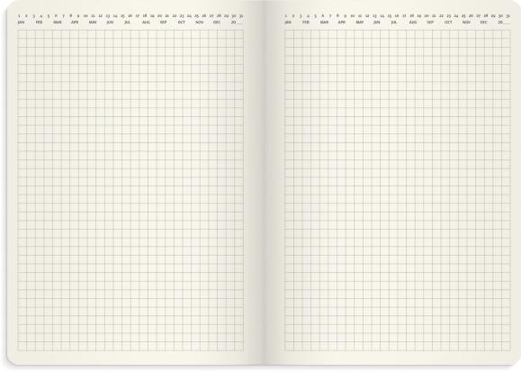 Stor Veckokalender Forma Deluxe 2027 brun