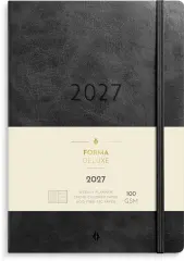  Stor Veckokalender Forma Deluxe 2027 svart