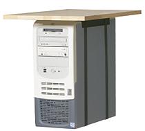  CPU-hållare Perfect med spännband svart