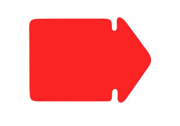  Pilar 12x8 cm 260 g fluorröd