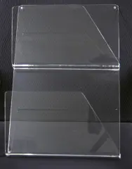  Postfackställ acrylplast 2-fack