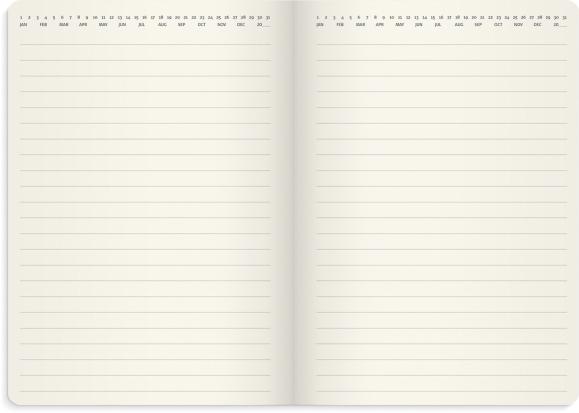  Kalender 2027 Agency A5 Forma Deluxe svart