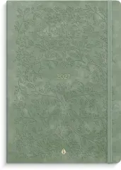  Kalender 2027 Senator A5 Forma Deluxe mocka gr&ouml;n