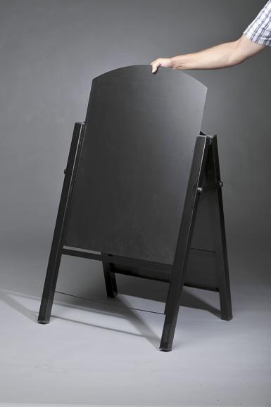  Gatuställ Griffel 70x100cm komplett med tavla svart