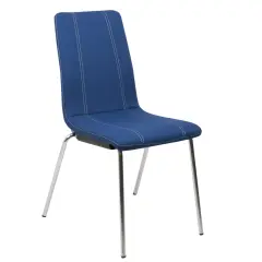  Besöksstol Viva 1640 blått tyg