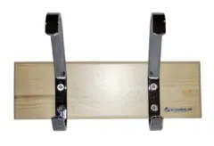  Klädkroklist furu/krom 300mm nr.2