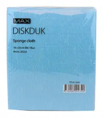  Svamp/diskduk 18x20cm blå