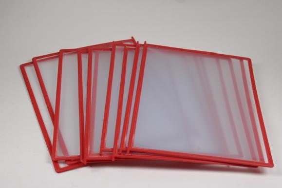  Displayficka A4 röd