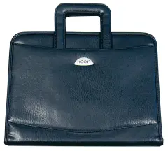  Dokumentportf&ouml;lj Ncon 36,5x29x4cm svart konst&auml;der