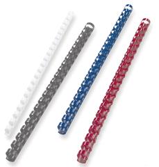  Ringryggar av plast 19mm vit