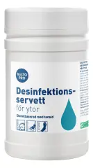  Ytdesinfektionsservett Kiilto Pro med tensider