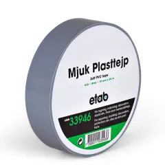  Plasttejp Etab 33946 mjuk Grå 19 x 20m