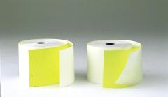  Kassarulle med kopia 57x60x12mm vit/gul 17meter