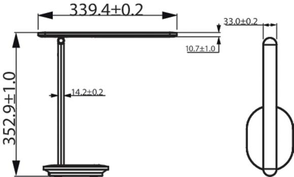  Bordslampa Philips Ivory LED USB-drift
