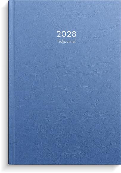  Tidjournal 2028 blå kartong