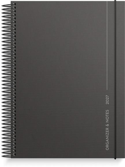  Organizer & Notes 2027 svart