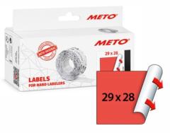  Etikett Meto 29x28mm fluorr&ouml;d