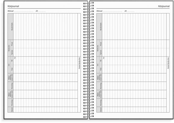  Kalender 2027 Business VIP svart konstläder