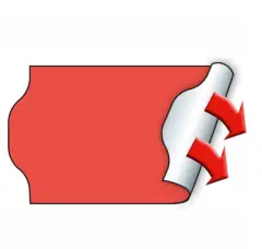  Prisetikett Meto 26x16mm fluorr&ouml;d