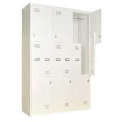  Klädskåp Viva "z" höjd 1850mm 6-fack vit