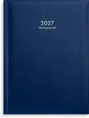  Veckojournal 2027 bl&aring;tt konstl&auml;der