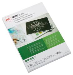  Lamineringsficka GBC A3 125mic matt 100-pack