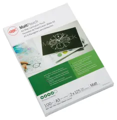  Lamineringsficka GBC A3 125mic matt 100-pack
