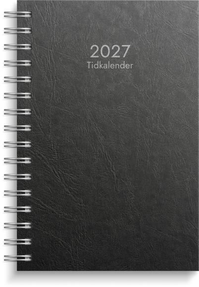  Tidkalender 2027 svart kartong