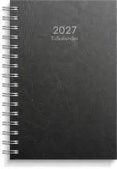  Tidkalender 2027 svart kartong