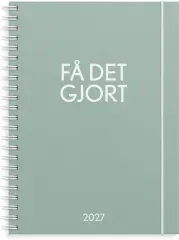  Kalender F&aring; det gjort 2027 gr&ouml;n
