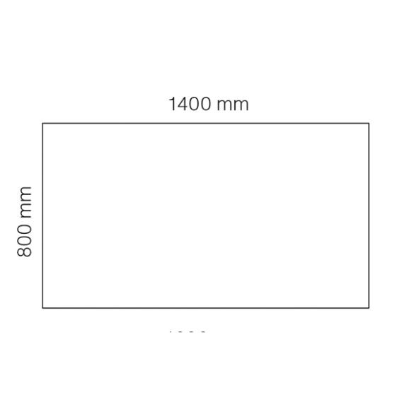  Skrivbord Viva Basic höj- och sänkbart med rak skiva, djup 800mm