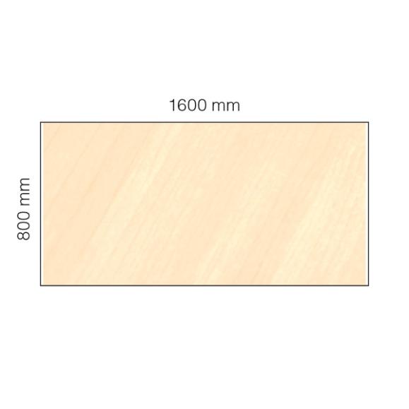  Skrivbord Viva Basic höj- och sänkbart med rak skiva, djup 800mm