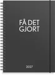  Kalender F&aring; det gjort 2027 svart