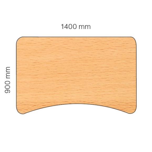  Skrivbord Viva Basic höj- och sänkbart med maguttag