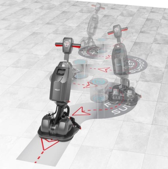 Kombiskurmaskin nu-mop flex 2,2 liter