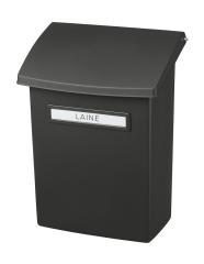  Postl&aring;da Orthex med fj&auml;drande lock svart