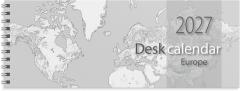  Desk calendar Europe 2027