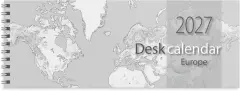  Desk calendar Europe 2027