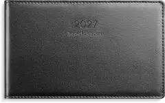  Veckokalendern 2027 svart skinn