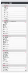  Liten Bordskalender Elegant 2027